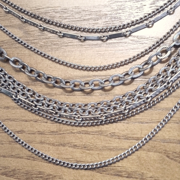 *Relisted* Multi String Choker Style Vintage Necklace - Picture 9 of 12